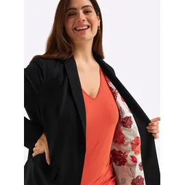 sheego Shirtblazer in schwarz | Gr.: 52