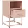 vidaXL Nachtschrank 2 Stk. 36 x 39 x 60,5 cm Rosa
