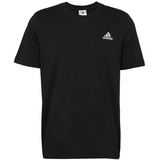 Adidas Essentials Single Jersey Embroidered Small Logo T-Shirt Black S