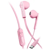 Urbanista Kopfhörer mit Kabel In Ear Buds, Ohrhörer mit Mikrofon und Sprachassistent per Tastendruck, Earbuds Kabelgebunden, USB C, Stereoeingang, San Francisco, Rosa