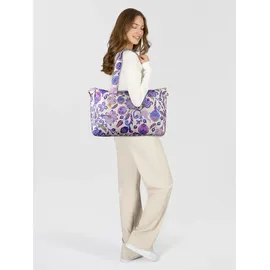 Oilily Sapphire Chintz Shopper Lila
