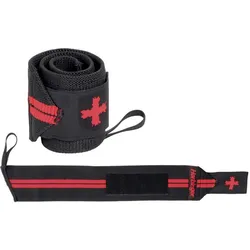 Armband für Gewichtheben und Bodybuilding - Schwarz/Rot EINHEITSGRÖSSE