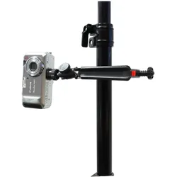 InLine Tisch-Stativ 19cm mit Schraubzwinge - schwarz mit Kugelkopf