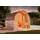 FinnTherm Fasssauna ScandiPod Premium Fasssauna 2 Sitzbänke aus Holz , Sauna mit 42 mm Wandstärke, Außensauna mit Montagematerial - Finntherm