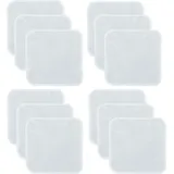 Erwin Müller Seiftuch Abschminktuch 12er-Pack, Microfaser, Microfaser Uni weiß