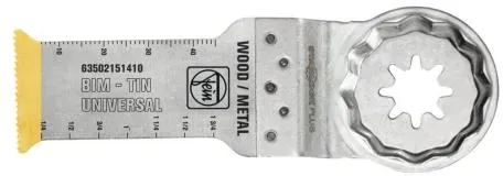 Fein E-Cut Bi-Metall Sägeblatt mit TiN-Beschichtung StarlockPlus 28 mm 3 Stück