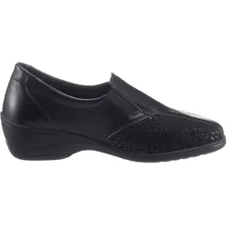 Slipper CLASSIC, Damen, Gr. 41, schwarz, Glattleder, Basic, Schuhe