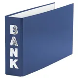 Livepac Office 5 Bankordner / 140x250mm / für Kontoauszüge / Farbe: blau