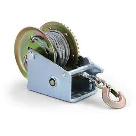 Carparts-ONLINE Profi Seilwinde Handwinde mit Drahtseil 800KG 10 Meter