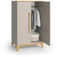 VitaliSpa VitaliSpa, Kinderkleiderschrank, Malia, Cashmere-Eiche, 70 x 120 cm