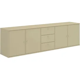 Hammel Furniture Sideboard HAMMEL FURNITURE "Mistral, Hochwertig Schrank, hängend/stehend montierbar", beige, B:220cm H:61cm T:42cm, Sideboards, mit Türen und Schubladen, B: 220 cm, anpassungsbar Designmöbel