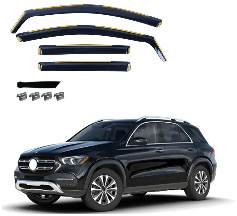 Satz mit 4 Windabweisern für Mercedes-Benz GLE V167 2020 - 2023