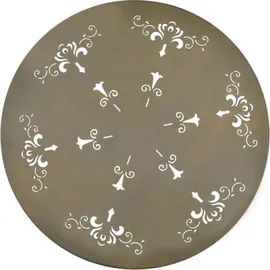 Hti-Living Lily Gartentisch Ø 70 cm Braun