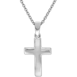 trendor 35868 Kinder Halskette mit Kreuz 925 Silber