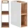 Lomadox Lomado Waschbeckenschrank, weiß, Holzwerkstoff, 141x60x46 cm Badezimmer, Badezimmerschränke, Waschtischkombinationen