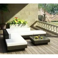 Luxus Premium Rattan Lounge Set Polyrattan Rattangarnitur Polyrattan-Gartenmöbel