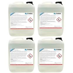 FABA Steinreiniger Konzentrat Wegreiniger für Terrasse und Pflaster 4 x 5 L