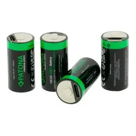 PATONA Premium CR123A 450 mAh 4 St.