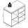 KESPER Schuhbank 51,5 x 48 x 29,5 cm grau / grau