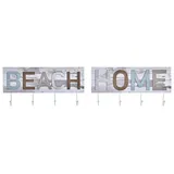 DKD Home Decor Wandgarderobe Strand 45 x 5 x 23 cm Holz Metall