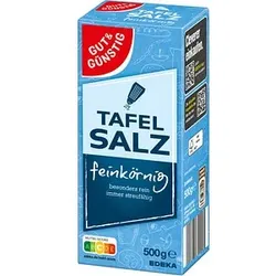 GUT&GÜNSTIG TAFELSALZ Salz, 500,0 g