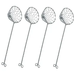 Siebe Tamis Edelstahl 18/10 silber glänzend 4Stk 22,5cm 6,0cmØ