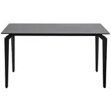 MCA Furniture MCA Esstisch Fremont 140 x 80 cm Keramik Schwarz