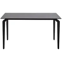 MCA Furniture MCA Esstisch Fremont 140 x 80 cm Keramik Schwarz