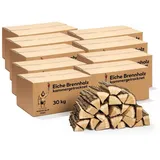 Neandertaler Feuer Kaminholz Brennholz Eichenholz Grillholz Hartholz Eichen Feuerholz Holz, 270 kg 270 kg