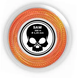 Tennissaite - BLACK SKULL - SAW - orange - 200 m