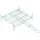 Sauvic Doppelgrill 40x45 cm Silber