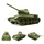 ES-Toys Panzer Russischer T-34/85 RTR mit Schussfunktion, Rauch und Sound (ET4786)