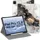 Fintie Folio-Hülle für iPad Pro 12.9 Zoll (5. Generation) Wolken-Marmor