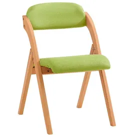 SoBuy Klappstuhl gepolstert grün