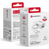 forcell F-Energy, Drinnen, AC, 20 V, 1 m, Weiß