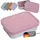 Bearfoot Lunchbox Brotdose Kinder Edelstahl mit Silikoneinsatz - Rosa, Kindergarten und Schule - Mädchen und Jungen, Vesperbox, Snackbox rosa 700 ml | 12.3 cm x 16.5 cm x 5 cm