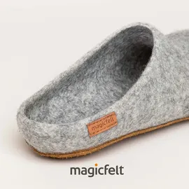 MagicFelt Filz Pantoffel grau 44