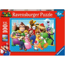 Ravensburger Kinderpuzzle 100 XXL Teile - Nintendo Super Mario - Los geht's!