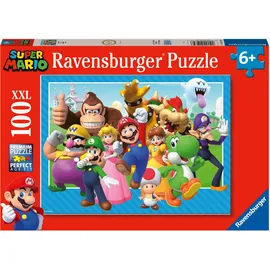Ravensburger Kinderpuzzle 100 XXL Teile - Nintendo Super Mario - Los geht's!