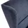 Mendler Lounge-Sessel HWC-L62 Stoff/Textil 73 x 96 x 73 cm Blau mit Rollen