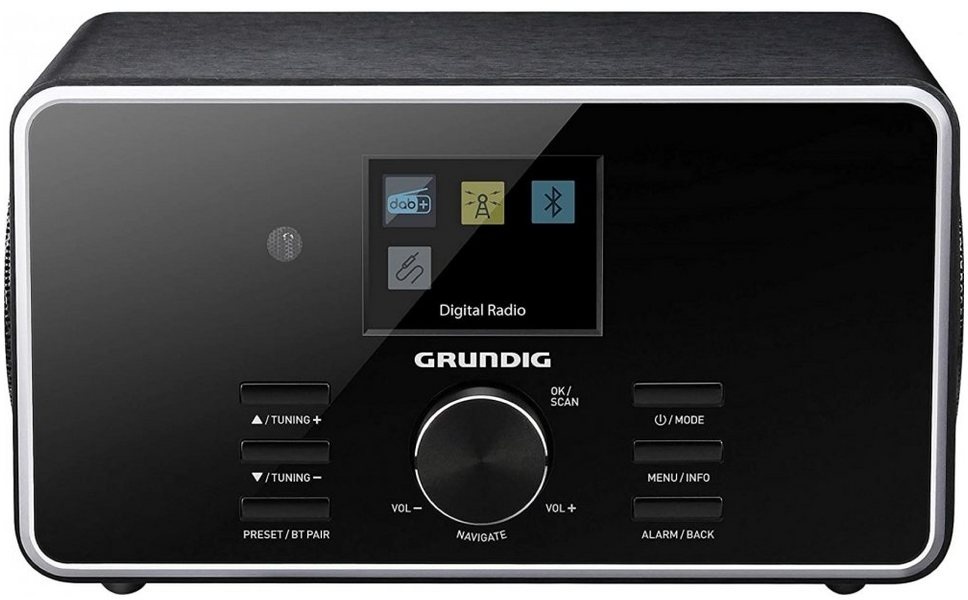 Grundig DTR 4500 2.0 - Digitalradio - Bluetooth - DAB+ - 10 Watt - schwarz Digitalradio (DAB) schwarz