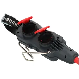 Brennenstuhl Professional Powerblock mit Verlängerungsleitung PB 1100 IP54, 4-fach 15m schwarz, H07RN-F 3G1,5