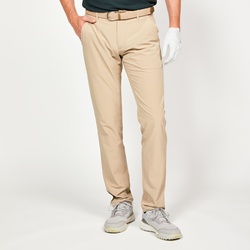 Herren Golfhose - WW 500 Sand, dunkel, EINHEITSFARBE, S