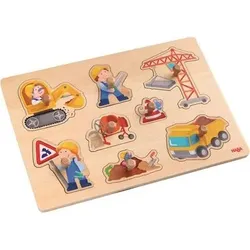 HABA 303697 Greifpuzzle Baustellen-Welt