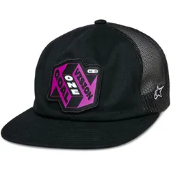 Alpinestars That Way Trucker, Kappe - Schwarz/Lila/Weiß - Einheitsgröße