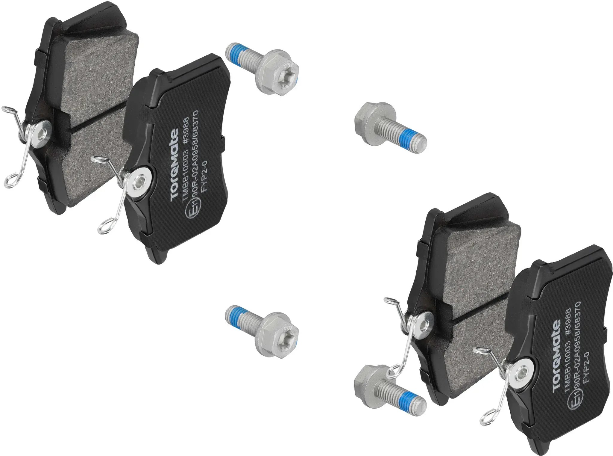 TORQMATE Bremsbelagsatz, Scheibenbremse tmbb10003 für Peugeot MG SEAT Citroën RENAULT VAG VW Audi Skoda
