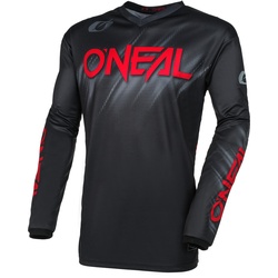 Oneal Element Voltage Motocross Jersey, schwarz-rot, Größe S für Männer