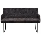 Hela Essbank JANINA, Vintage Optik, Breite 140 cm schwarz