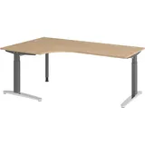 bümö Eckschreibtisch Serie-xb Eiche