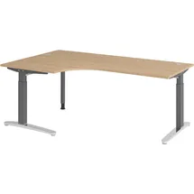 bümö Eckschreibtisch Serie-xb Eiche